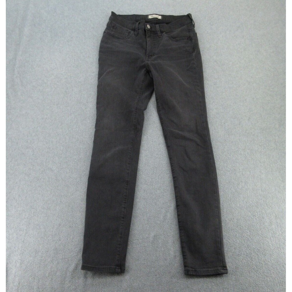 Madewell Women Jeans Roadtripper Skinny Black High Rise Stretch Denim 27
